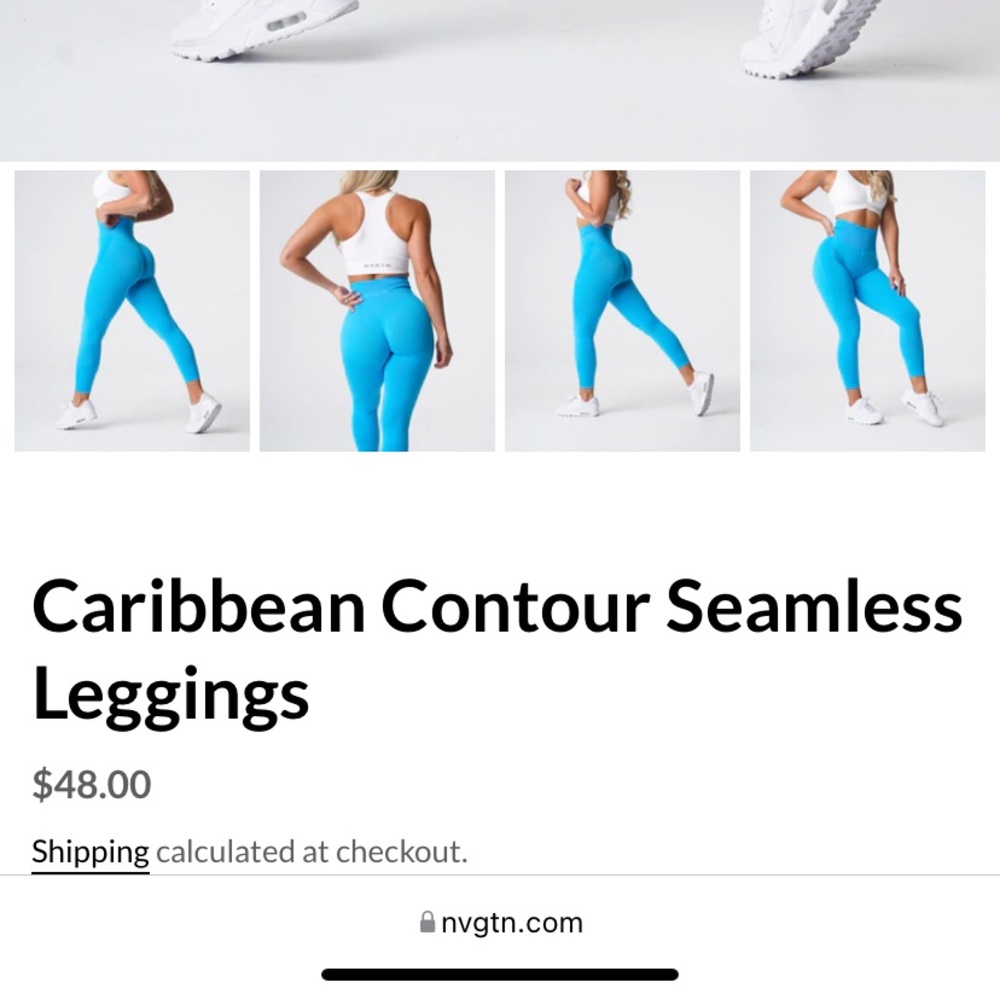 Caribbean Contour Seamless Leggings by NVGTN